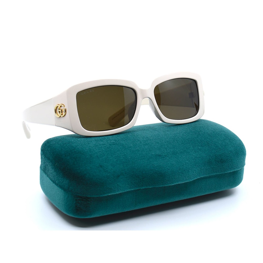 Gucci GG1403SK Ivory Brown Sunglasses Women Authentic Italy New w/ Case - Picture 14 of 15